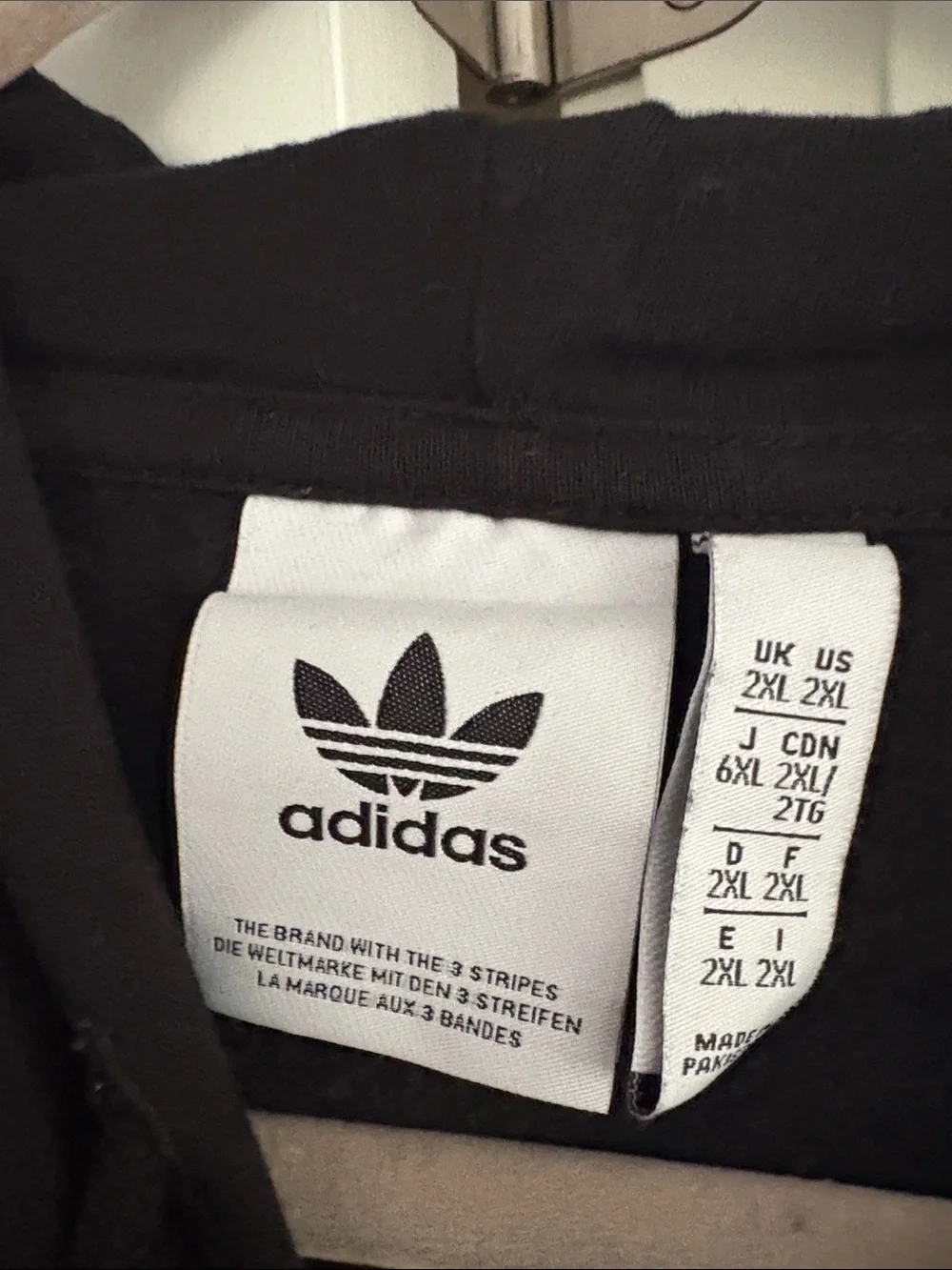 adidas black pullover